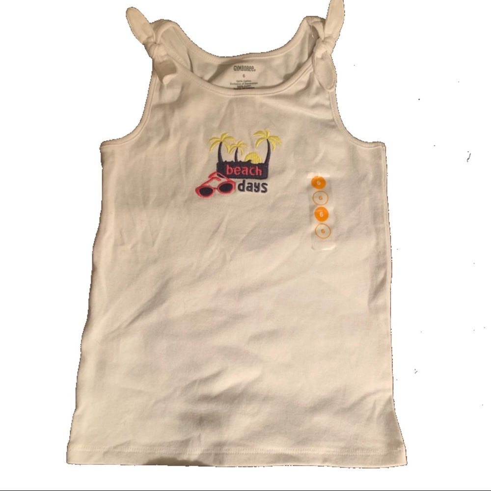 New Gymboree Cape Code Beach Days Tank Size 6